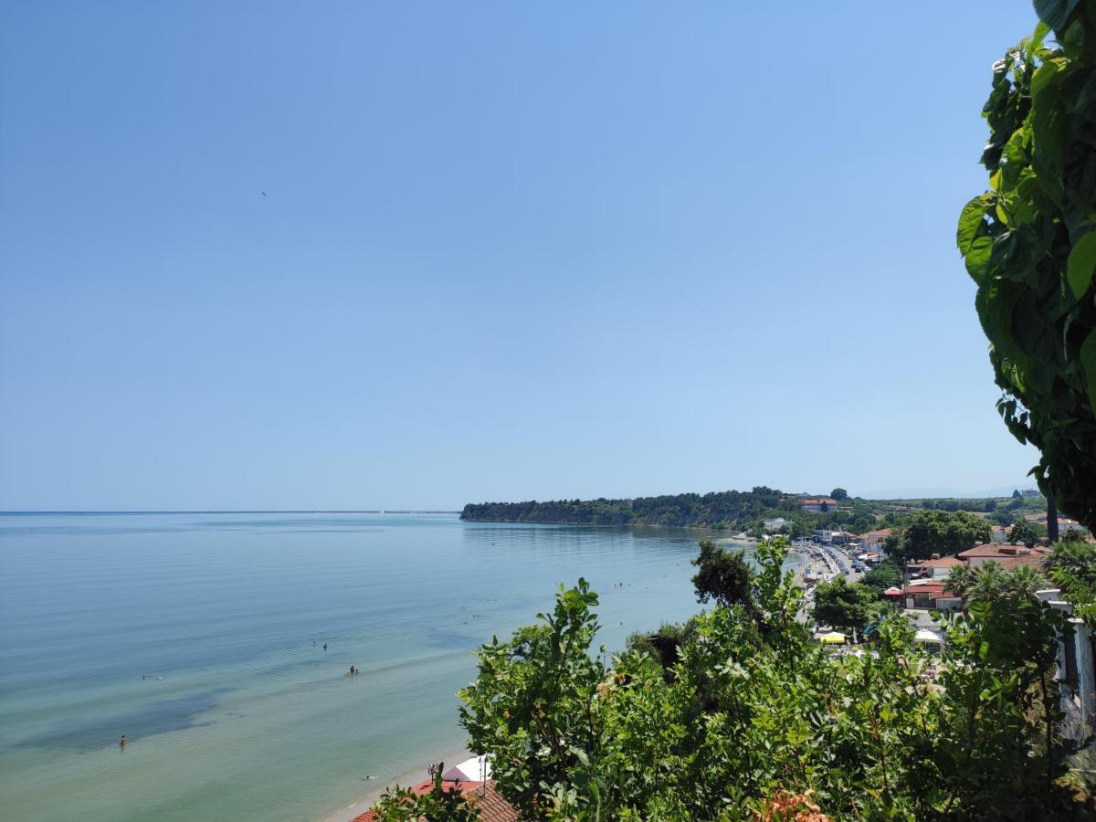 White Clam Vintage House With Sea View & Garden Villa Makrygialos Dış mekan fotoğraf