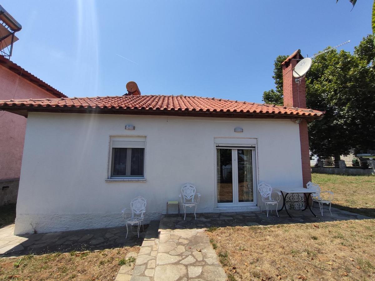 White Clam Vintage House With Sea View & Garden Villa Makrygialos Dış mekan fotoğraf