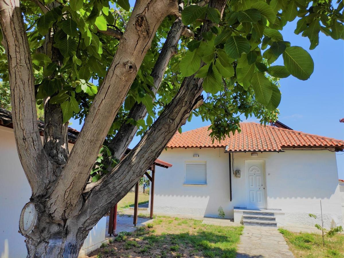 White Clam Vintage House With Sea View & Garden Villa Makrygialos Dış mekan fotoğraf