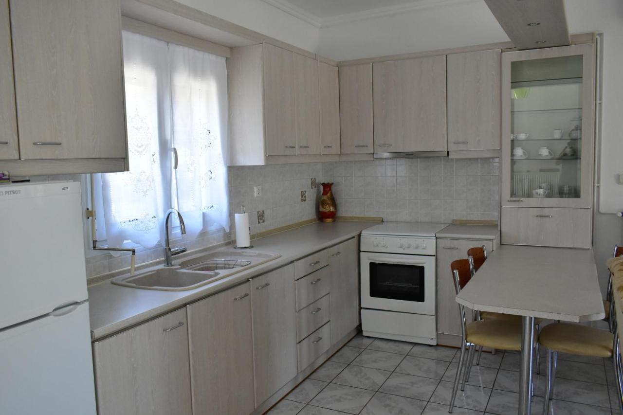 White Clam Vintage House With Sea View & Garden Villa Makrygialos Dış mekan fotoğraf